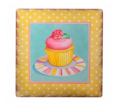 Decotown Duvar Panosu 40*40 Cup Cake Muffin Motifli Duvar Süsü Decotown Duvar Panosu 40*40 Cup Cake Muffin Motifli Duvar Süsü