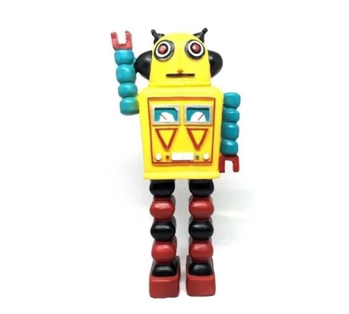 Decotown Nostaljik Sevimli Uzaylı Robot Şeklinde Figür Biblo