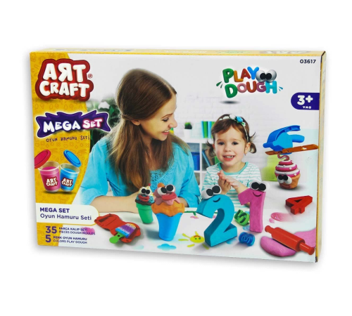 Dede Art Craft Mega Oyun Hamuru Seti