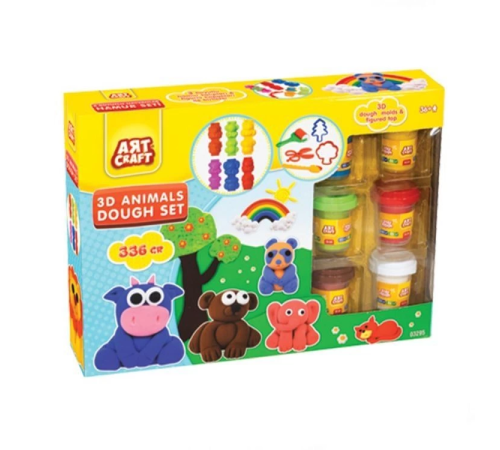 Dede Art Craft Üç Boyutlu Hayvanlar Hamur Set Dede Art Craft Üç Boyutlu Hayvanlar Hamur Set