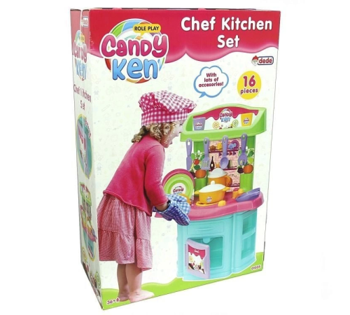 Dede Candy Ken Şef Mutfak Seti Dede Candy Ken Şef Mutfak Seti