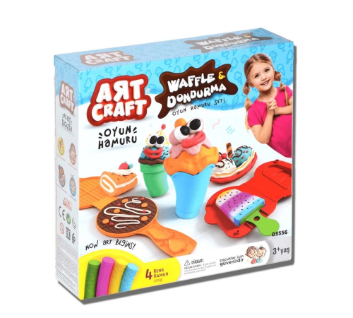 Dede Waffle ve Dondurma Oyun Hamuru Seti Dede Waffle ve Dondurma Oyun Hamuru Seti
