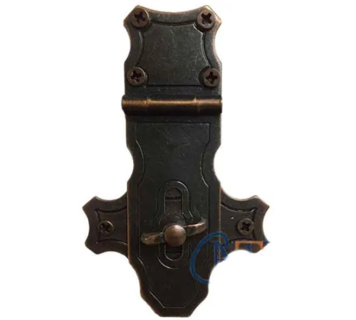 Dekoratif Anahtarlı Sandık Askısı - 40x65mm, Oksit, 100 Adet Dekoratif Anahtarlı Sandık Askısı - 40x65mm, Oksit, 100 Adet