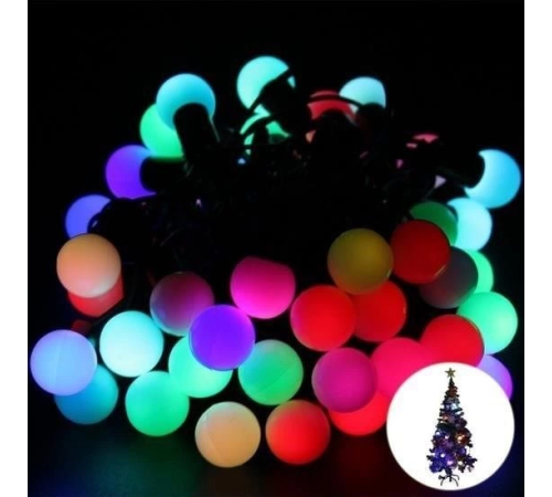 Dekoratif Minik Top 40 Ledli Dekoratif Dolama Led Işık (RGB) Dekoratif Minik Top 40 Ledli Dekoratif Dolama Led Işık (RGB)