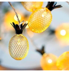 Dekoratif Pilli Pineapple Ananas Pilli Şerit Led Işık (1 Metre)