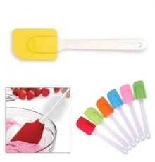 Dekoratif Renkli Silikon Spatula Pratik Sevimli Spatula Kaşık