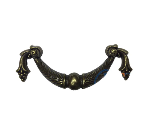 Dekoratif Zamak Üzümlü Kulp - 64mm, Antik, 100 Adet Dekoratif Zamak Üzümlü Kulp - 64mm, Antik, 100 Adet