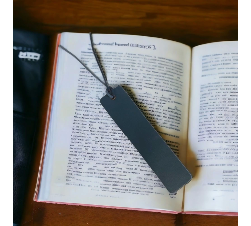 Deri Kitap Ayracı, Mavi Deri Kitap Ayracı, Mavi