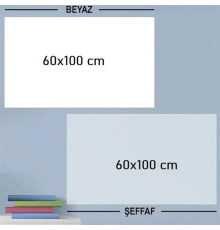 Ders Çalışma Yazı Tahtası Manyetik Duvar Stickerı 100x60 cm