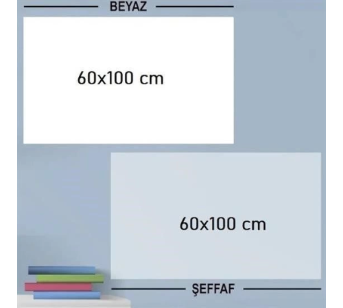 Ders Çalışma Yazı Tahtası Manyetik Duvar Stickerı 100x60 cm Ders Çalışma Yazı Tahtası Manyetik Duvar Stickerı 100x60 cm