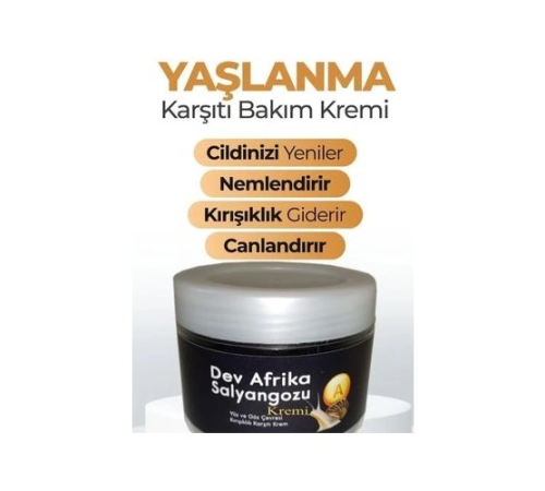 Dev Afrika Salyangoz Kırısıklık Karsıtı Krem 100 ml x 2 Ad Dev Afrika Salyangoz Kırısıklık Karsıtı Krem 100 ml x 2 Ad