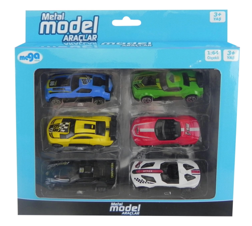 Die cast 6'Lı Metal Model Araçlar Die cast 6'Lı Metal Model Araçlar