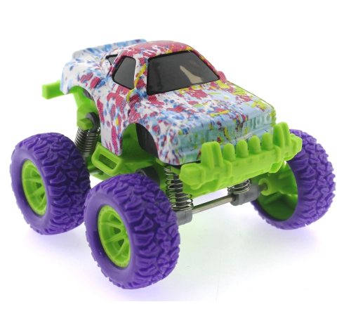 Die Cast Batik Desenli Mor Teker Araba