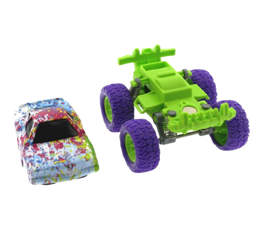 Die Cast Batik Desenli Mor Teker Araba