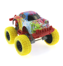 Die Cast Batik Desenli Sarı Teker Araba