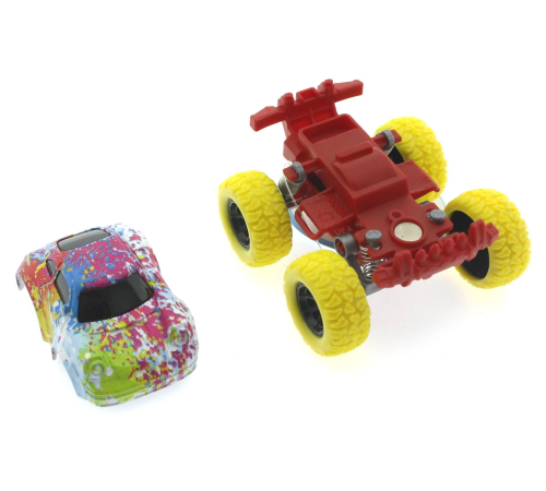 Die Cast Batik Desenli Sarı Teker Araba