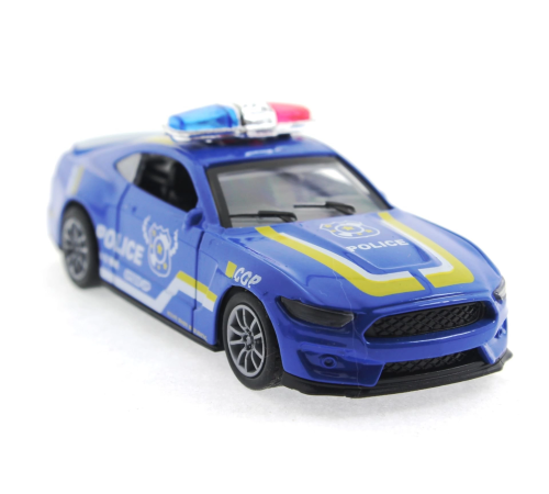 Die Cast Çek Bırak Metal Mavi Polis Arabası Die Cast Çek Bırak Metal Mavi Polis Arabası