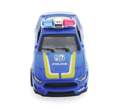 Die Cast Çek Bırak Metal Mavi Polis Arabası Die Cast Çek Bırak Metal Mavi Polis Arabası
