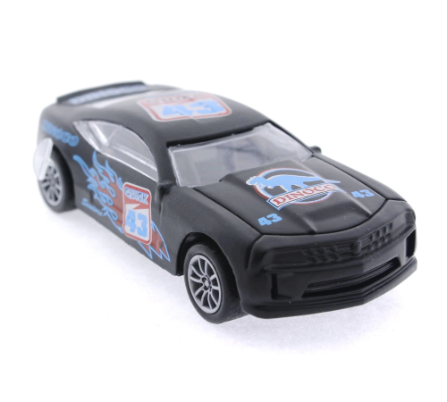 Die Cast Çek Bırak Metal Siyah Yarış Arabası 43