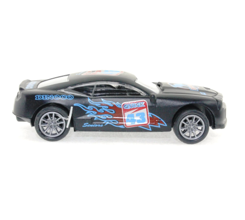 Die Cast Çek Bırak Metal Siyah Yarış Arabası 43