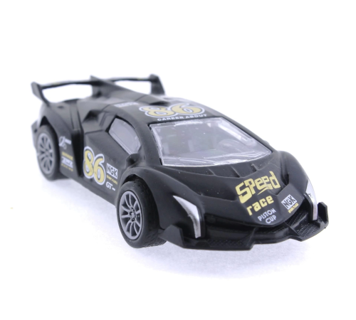 Die Cast Çek Bırak Metal Siyah Yarış Arabası 86