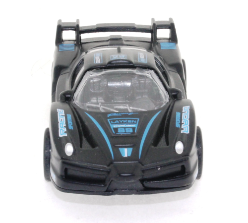 Die Cast Çek Bırak Metal Siyah Yarış Arabası 88
