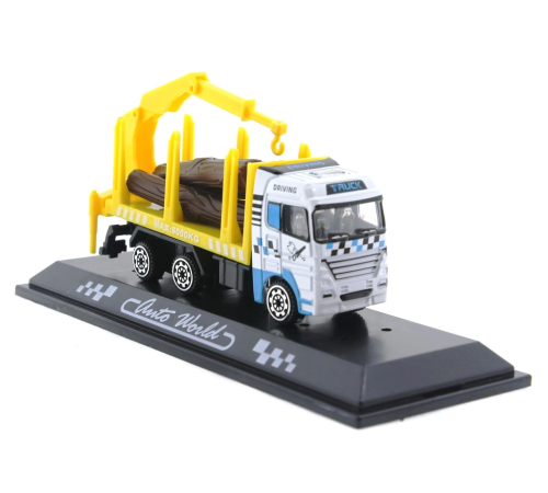 Die Cast Mini Sarı Kütük Kamyonu Die Cast Mini Sarı Kütük Kamyonu
