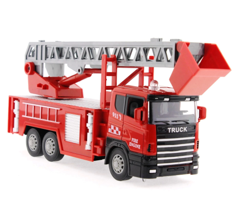 Die Cast Sürtmeli Merdivenli İtfaiye Aracı Die Cast Sürtmeli Merdivenli İtfaiye Aracı