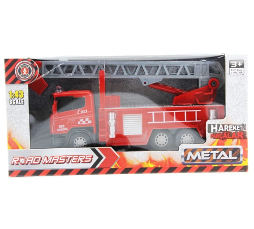 Die Cast Sürtmeli Merdivenli İtfaiye Aracı Die Cast Sürtmeli Merdivenli İtfaiye Aracı