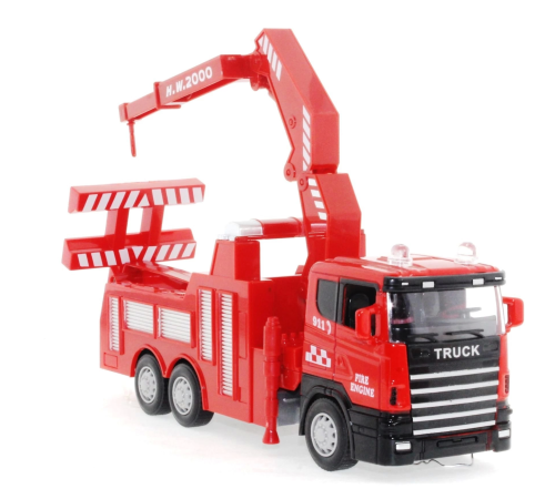 Die Cast Sürtmeli Vinçli Kurtarıcı İtfaiye Aracı Die Cast Sürtmeli Vinçli Kurtarıcı İtfaiye Aracı