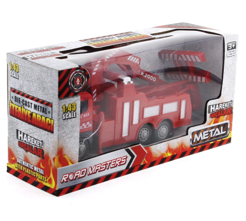 Die Cast Sürtmeli Vinçli Kurtarıcı İtfaiye Aracı Die Cast Sürtmeli Vinçli Kurtarıcı İtfaiye Aracı