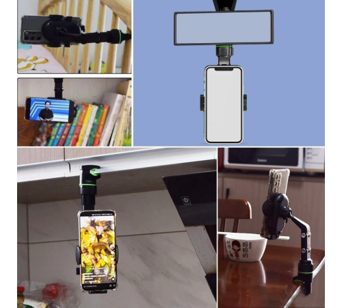 Dikiz Aynasına Takılabilen Eklemli Telefon Tutucu Aparat Dikiz Aynasına Takılabilen Eklemli Telefon Tutucu Aparat