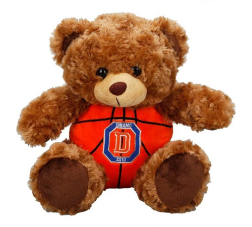 Dinamo Basketbol Topu Gövdeli Oturan Peluş Ayı 30 cm.