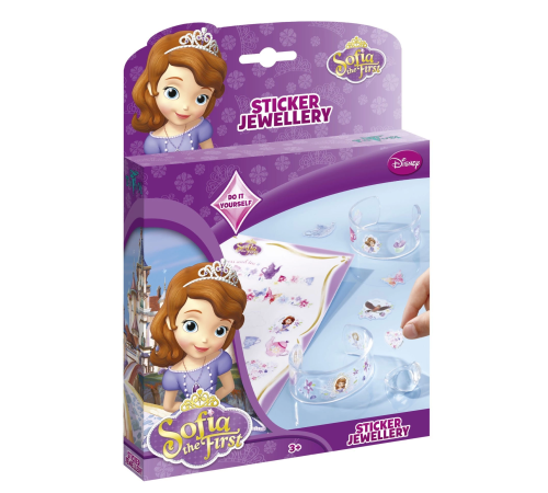 Disney Prenses Sofia Çıkartmalı Takı Seti Disney Prenses Sofia Çıkartmalı Takı Seti
