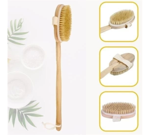 Doğal At Kılı Selülit Karşıtı Sapı Çıkabilen Ahşap Banyo Fırçası Doğal At Kılı Selülit Karşıtı Sapı Çıkabilen Ahşap Banyo Fırçası
