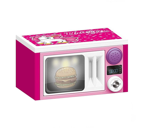 Dolu Unicorn Sesli Pembe Mikrodalga Fırın Dolu Unicorn Sesli Pembe Mikrodalga Fırın