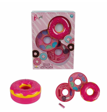 Donut Şekilli 2 Katlı Makyaj Güzellik Seti