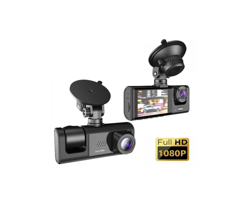 DV300 Yeni 3 Kameralı Araç İçi Kayıt Kamerası Trafik Recorder 2 İnç IPS Ekran Full HD 1080p DV300 Yeni 3 Kameralı Araç İçi Kayıt Kamerası Trafik Recorder 2 İnç IPS Ekran Full HD 1080p