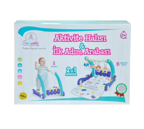 E0633 Aktivite Halısı&İlk Adım Arabası 2IN1 -Mavi ,Birlik E0633 Aktivite Halısı&İlk Adım Arabası 2IN1 -Mavi ,Birlik