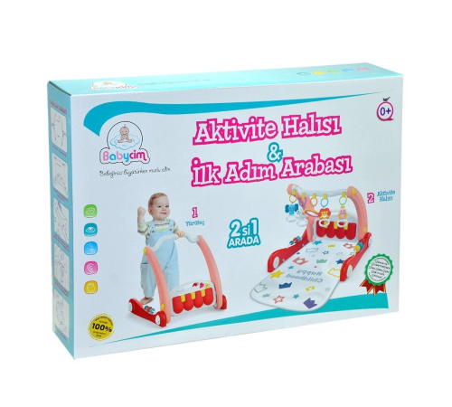 E0634 Aktivite Halısı&İlk Adım Arabası -Pembe ,Birlik E0634 Aktivite Halısı&İlk Adım Arabası -Pembe ,Birlik