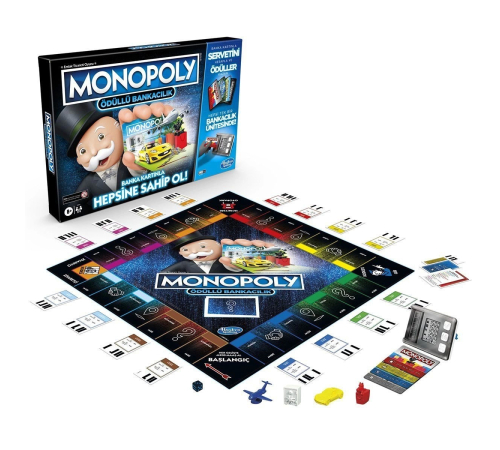 E8978 Hasbro Gaming - Monopoly Ödüllü Bankacılık +8 yaş E8978 Hasbro Gaming - Monopoly Ödüllü Bankacılık +8 yaş