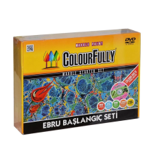 Ebru Sanatı Başlangıç Seti Eğitici Dvd'li