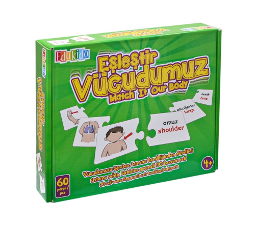 EDU-1008 Vücudumuz Eşleştir Oyunu -Chiva EDU-1008 Vücudumuz Eşleştir Oyunu -Chiva