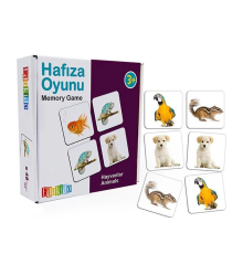 EDU-2013 Hafıza Oyunu Gerçek Hayvanlar -Chiva