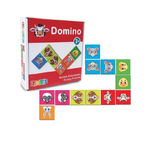 EDU-3010 Komik Arkadaşlar Domino -Chiva EDU-3010 Komik Arkadaşlar Domino -Chiva