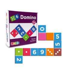 EDU-3012 Ahşap Sayılar Domino -Chiva