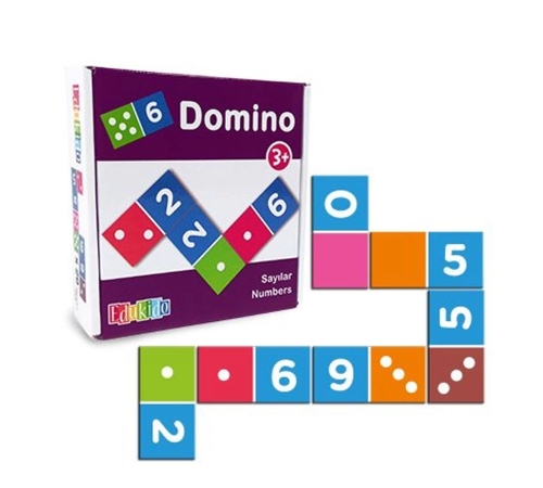 EDU-3012 Ahşap Sayılar Domino -Chiva EDU-3012 Ahşap Sayılar Domino -Chiva