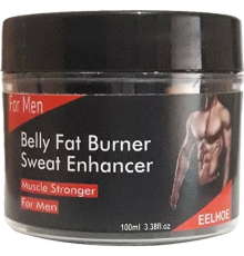 Eelhoe Belly Fatburner Sweat Enhancer Erkeklere Özel Kas Şekillendirme Kremi 100 ml