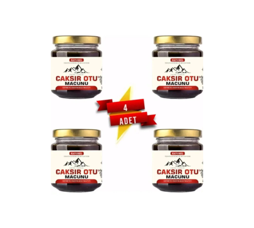 Erkeklere Özel 24 Saat Etkili Hatay Yöresi Çakır Otu Macunu 240 Gr x 4 Adet