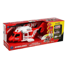 ERN-2004 HEROES TOYS HELİKOPTER AMBULANS SETİ ARABALI